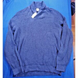 GAP For Good Knitted Shawl Collar Sweater Men's Size XL New With Tags